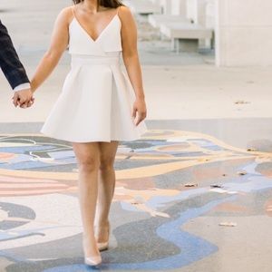 White dress! Only worn once and dry cleaned